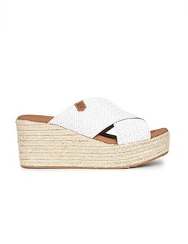 Sandalias Popa Albufera Trenza Mujer Blanco