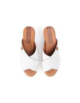 Sandalias Popa Albufera Trenza Mujer Blanco