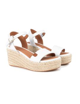 Sandalias Popa Arambol Piel Mujer Blanco