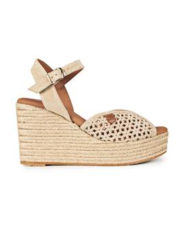 Sandalias Popa Benisa Picado Mujer Beige