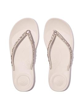 Sandalias Fitflop MultiCrystal Ergonomic Mujer Rosa Nude
