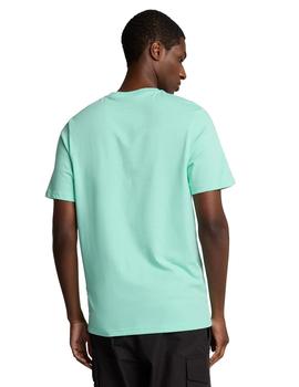 Camiseta Lyle & Scott Plain Hombre Aguamarina