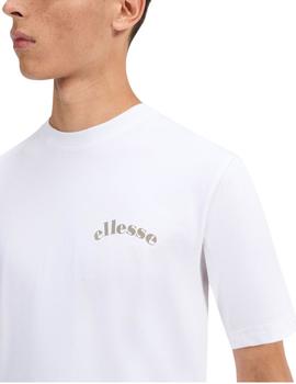 Camiseta Ellesse Courtside Club Hombre Blanca