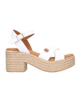 Sandalias Popa Clifton Piel Blanco Napa