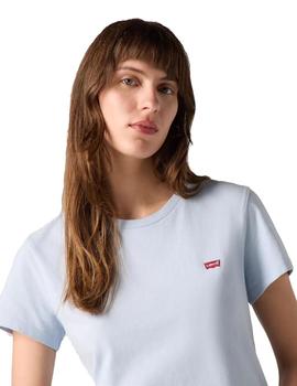 Camiseta Levis Azul Mujer Azul