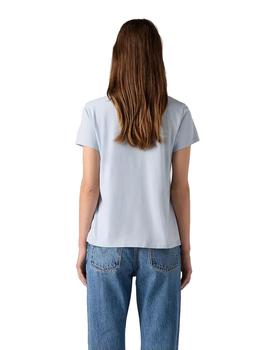 Camiseta Levis Azul Mujer Azul