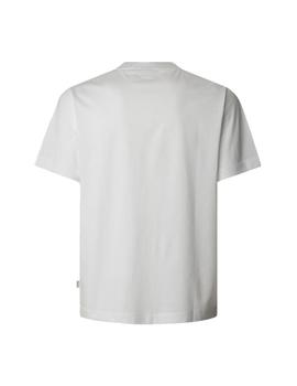 Camiseta Pepe Jeans Picthon Hombre Blanca