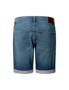 Pantalón Corto Pepe Jeans Slim Gymdigo Hombre Azul