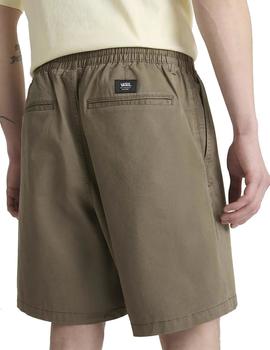 Pantalón Corto Vans Range Relaxed Elastic Hombre Kaki