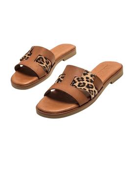 Sandalias Mustang Vaquetilla Avellana Mujer Multicolor