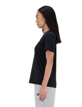 Camisetas New Balance Essentials Mujer Negra