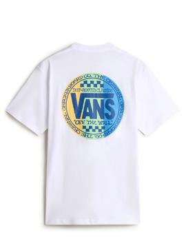 Camiseta Vans Retro Hombre  Blanco