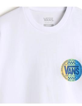 Camiseta Vans Retro Hombre  Blanco