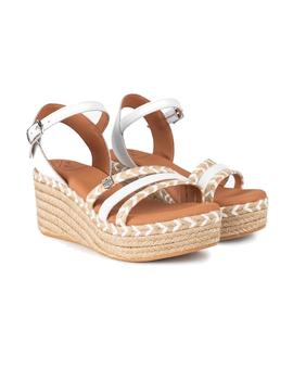 Sandalias Popa Albany Cuerda Mujer Blanco