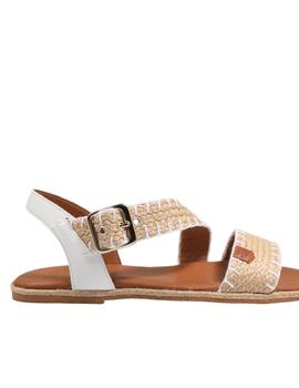 Sandalias Popa Leyte Galeria Mujer  Blanco