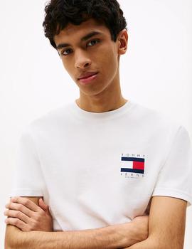 Camiseta Tjm Regular Graphic Blanca Hombre