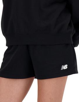 Pantalón Corto New Balance Essentials Negro Mujer