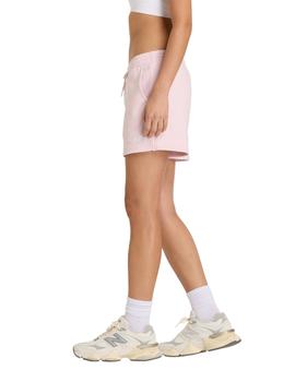 Pantalón Corto New Balance Essentials Mujer Rosa