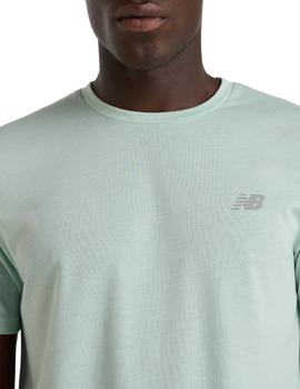 Camiseta New Balance Hombre Verde