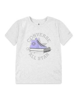Camiseta Converse Kids Niño Gris