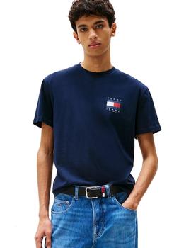 Camiseta Tommy Regular Graphic Hombre Marino