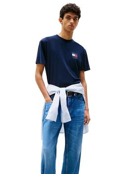 Camiseta Tommy Regular Graphic Hombre Marino