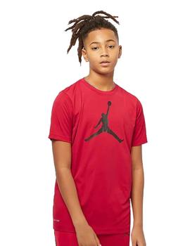 Camiseta Jordan Kids Gym Niño Rojo
