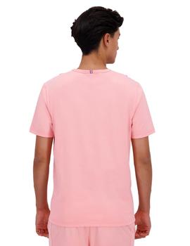 Camiseta Le Coq Sportif Monochrome Hombre Rosa