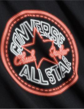 Camiseta Converse Neon Sign All Star Hombre Negra
