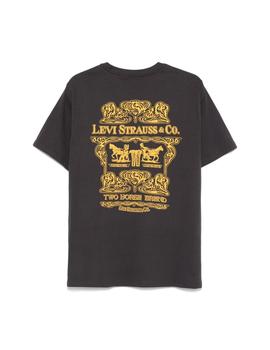 Camiseta Levis Relaxed Fit Hombre Negra