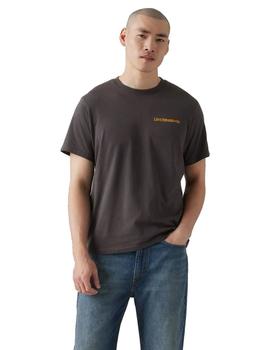 Camiseta Levis Relaxed Fit Hombre Negra