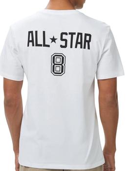 Camiseta Converse Retro Chuck Soccer Hombre Blanca