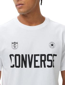 Camiseta Converse Retro Chuck Soccer Hombre Blanca