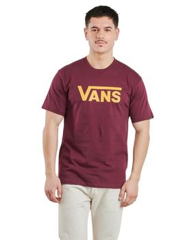Camiseta Vans Classic Hombre Granate