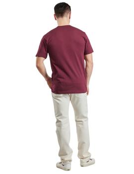 Camiseta Vans Classic Hombre Granate