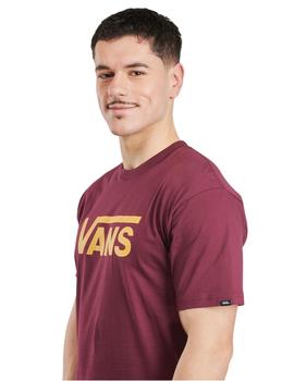 Camiseta Vans Classic Hombre Granate