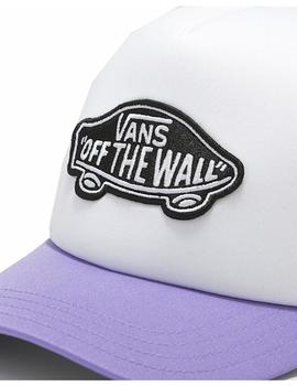 Gorra Vans Classic Patch Unisex Blanca y Lila