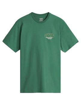Camiseta Vans Major Type Hombre Verde