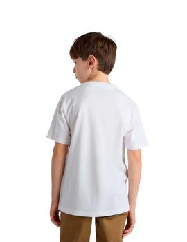 Camiseta Vans Classic Niño Blanca
