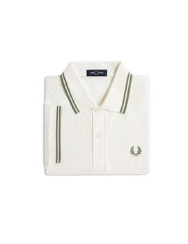 Polo Fred Perry Twin Tipped Hombre Beige