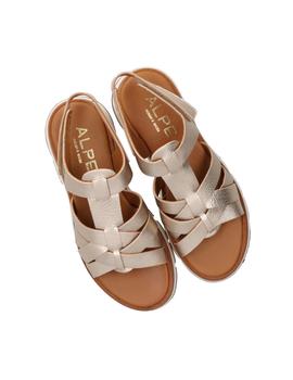 Sandalias Alpe Mujer Platino