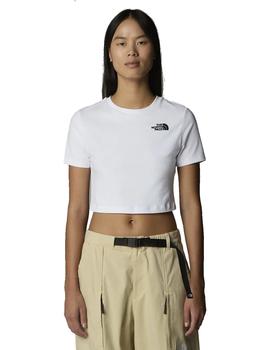 Camiseta The North Face Essentials Cropped Blanca