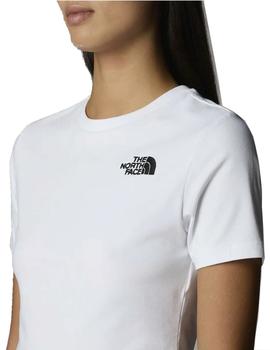 Camiseta The North Face Essentials Cropped Blanca