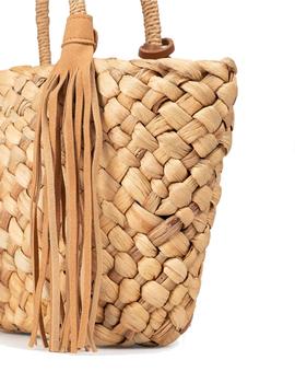 Bolso Popa Eveline Rafia Mujer Camel