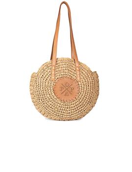 Bolso Popa Luciana Rafia Camel