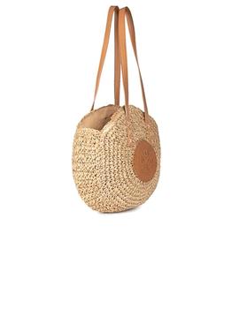 Bolso Popa Luciana Rafia Camel