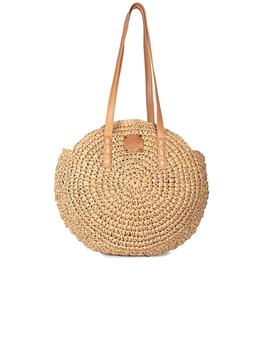 Bolso Popa Luciana Rafia Camel