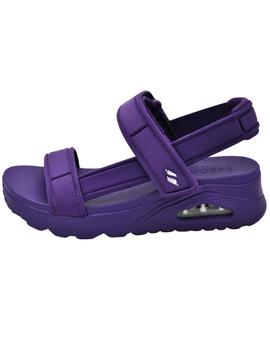 Sandalias Skechers Uno Fun Stand Mujer Morado