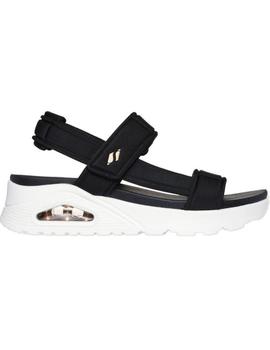 Sandalias Skechers Uno Summer Mujer Negro