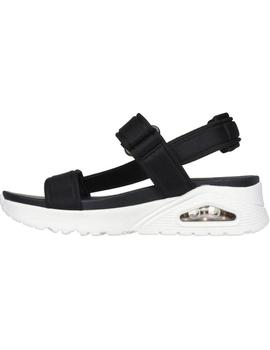 Sandalias Skechers Uno Summer Mujer Negro